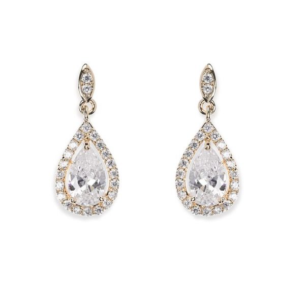 Cameo Brides Belmont Gold Earrings - 001